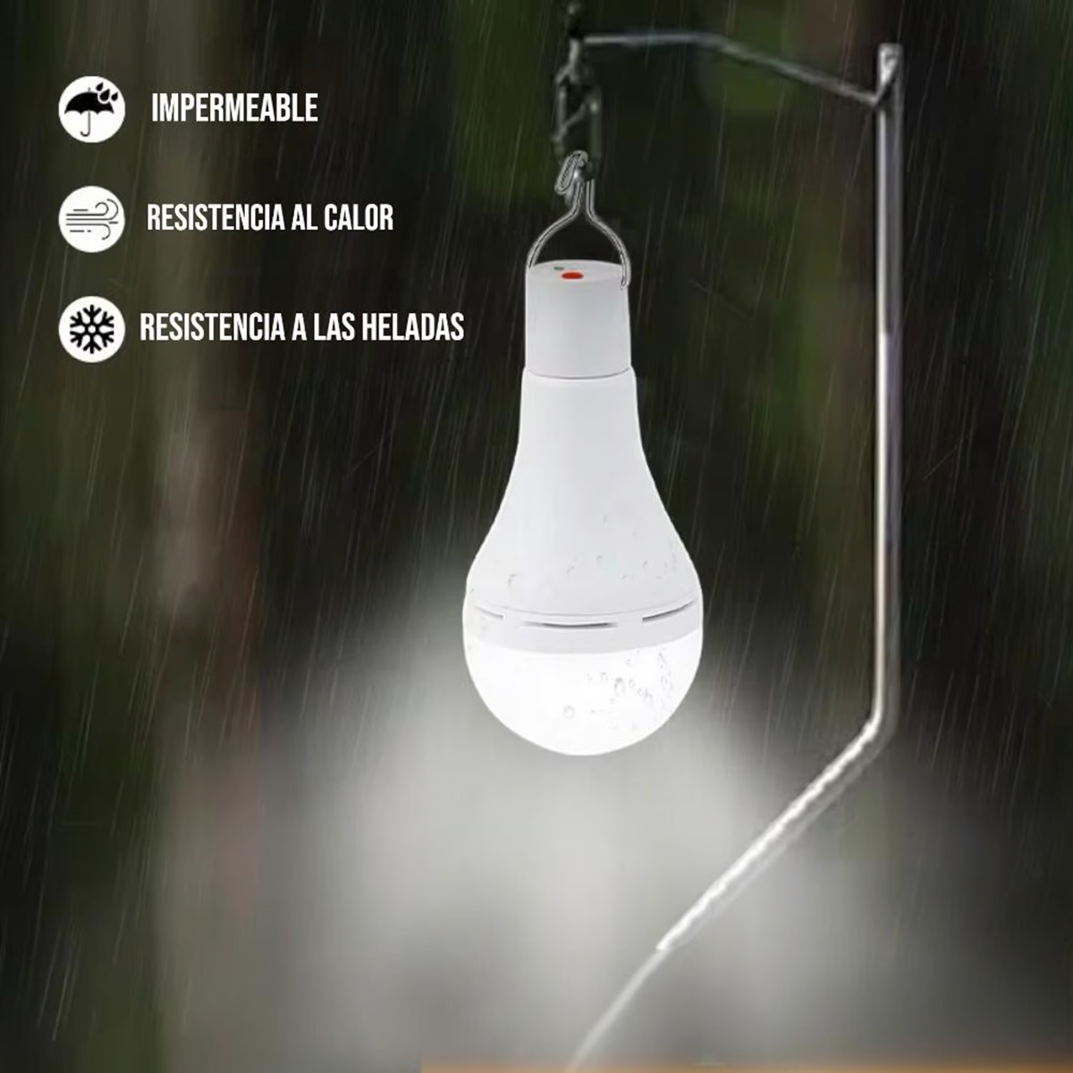 Ampolleta Led Panel Solar
