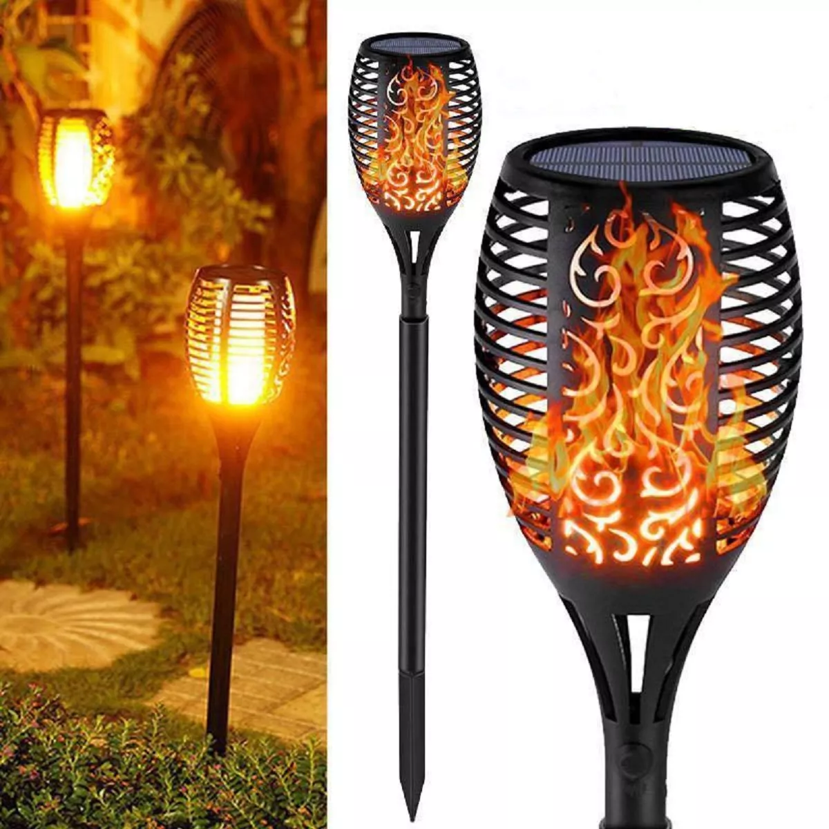 Antorcha Led Solar Pack 4