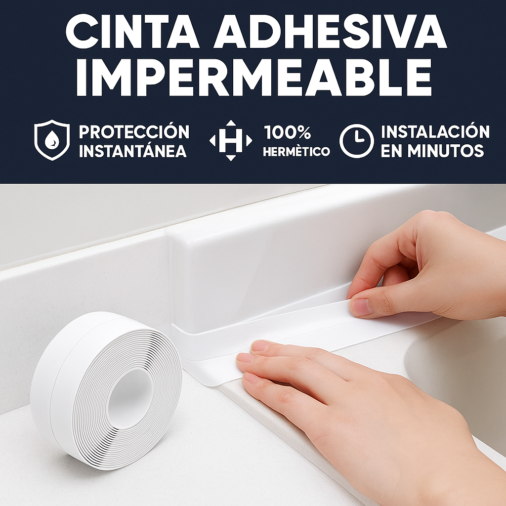 Cinta Adhesiva Impermeable 6 Metros