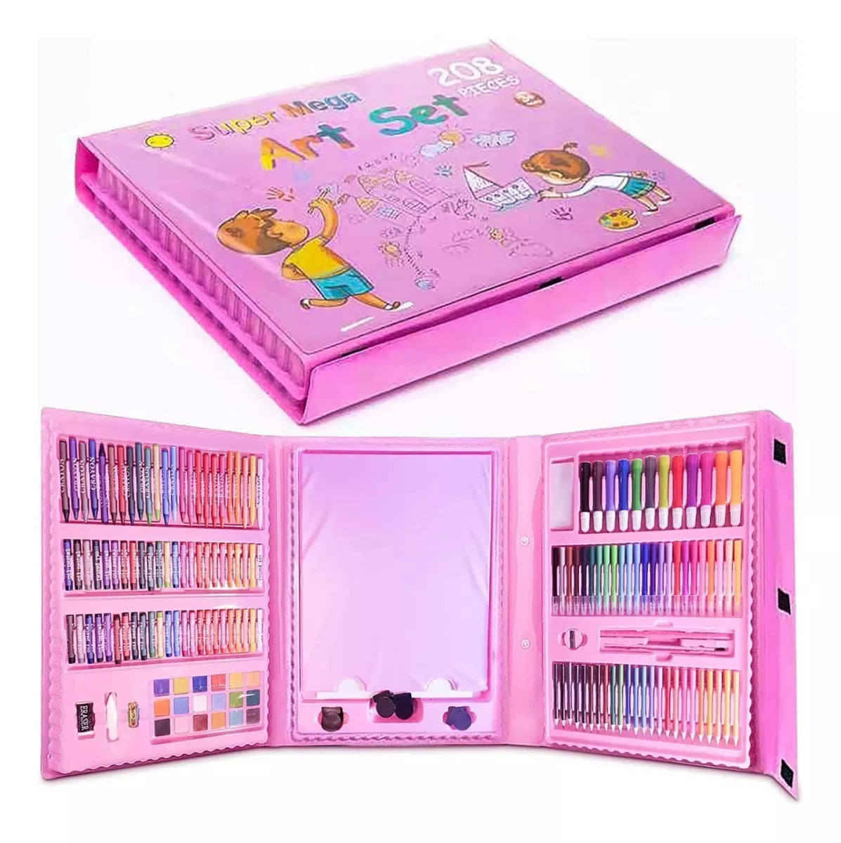 Set De Arte 208 Piezas - Super Mega Art Set®