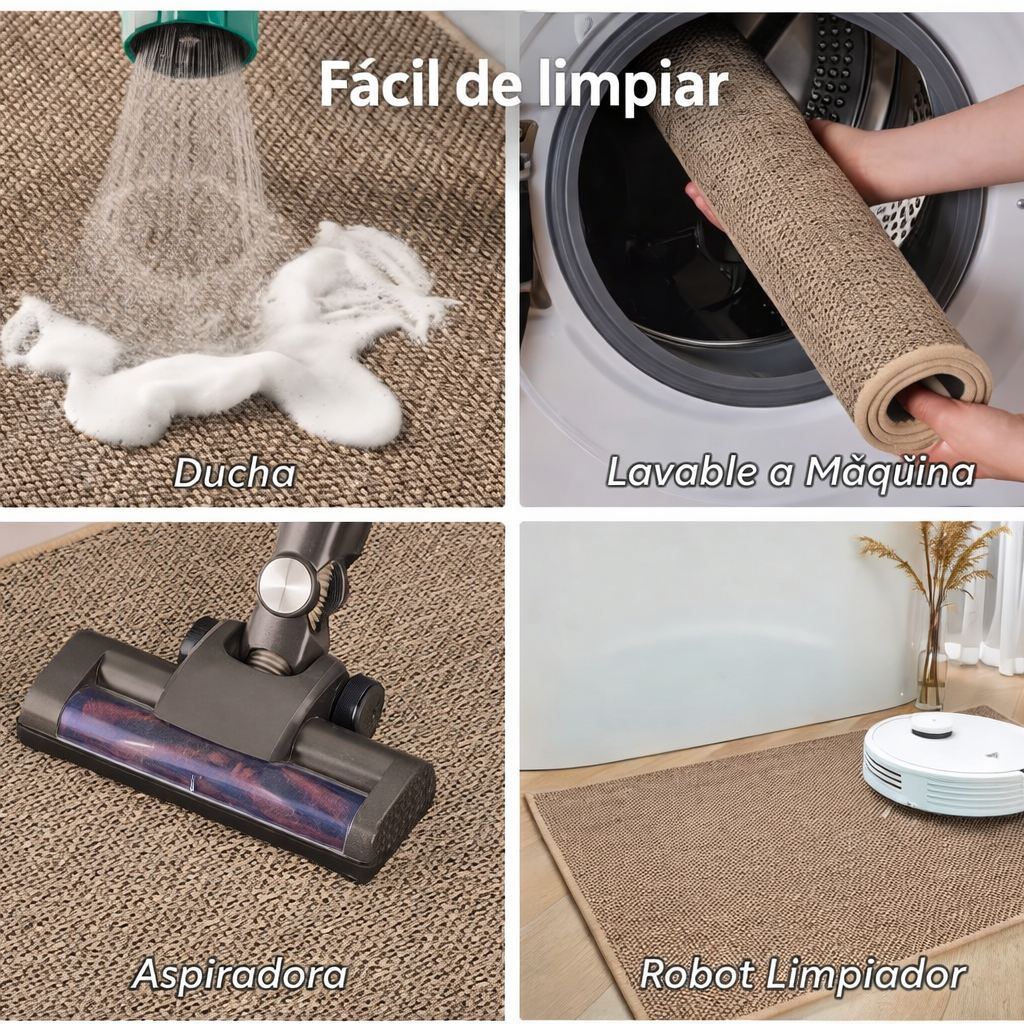 LinoSafe - Alfombra de Lino Antideslizante