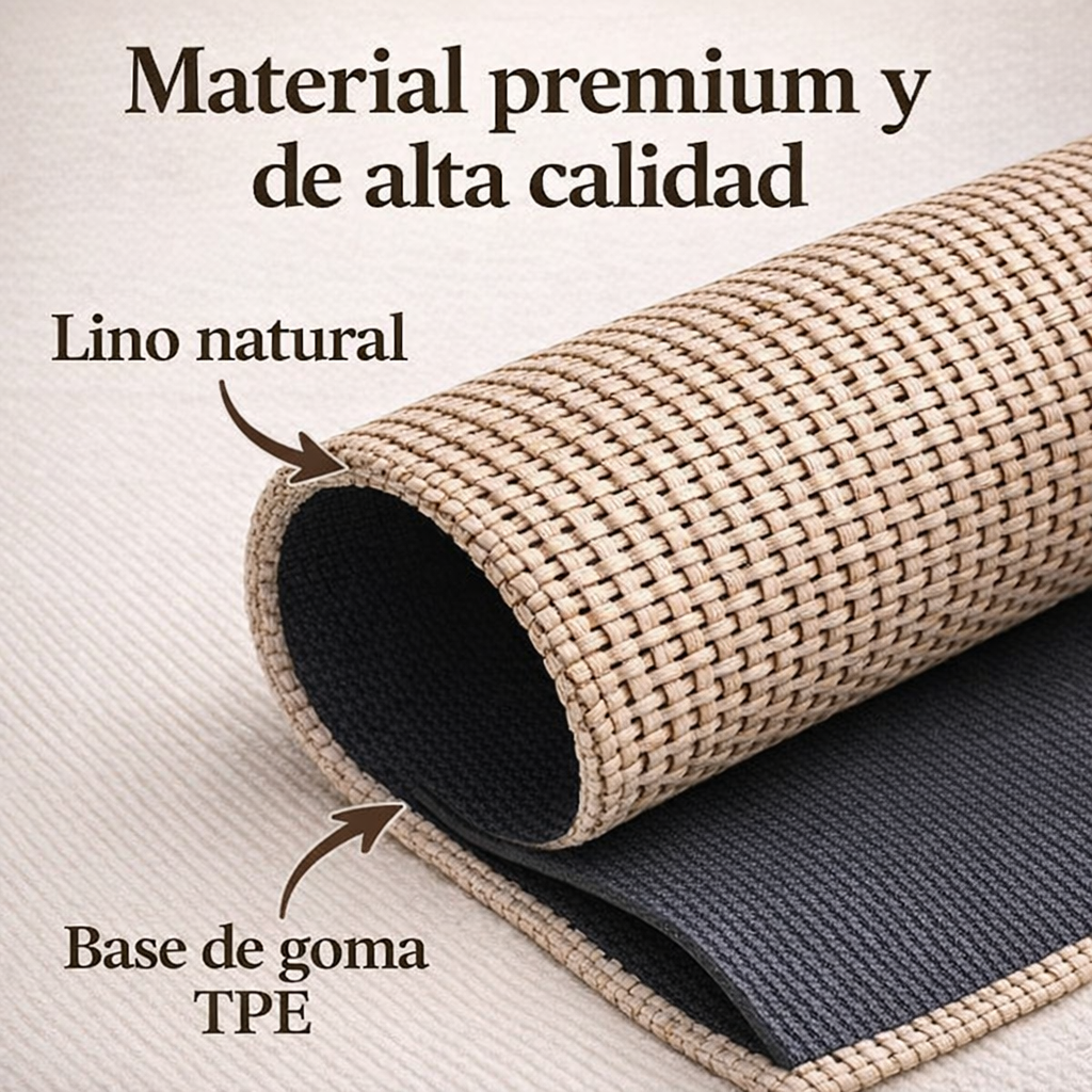 Alfombra de Lino Super Absorbente