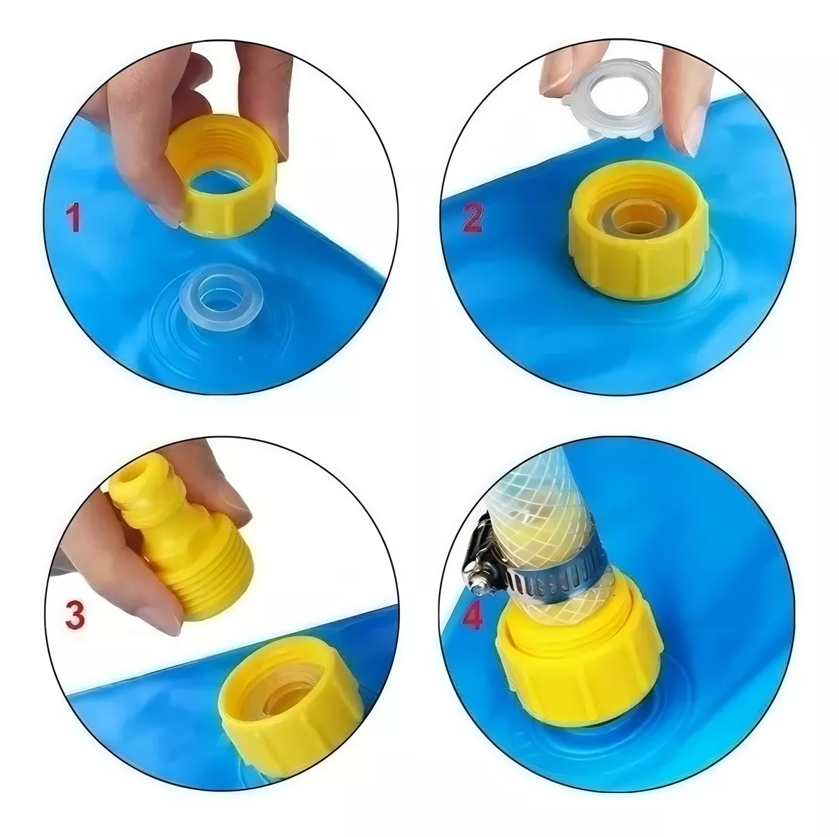 Piscina Inflable Lanza Agua