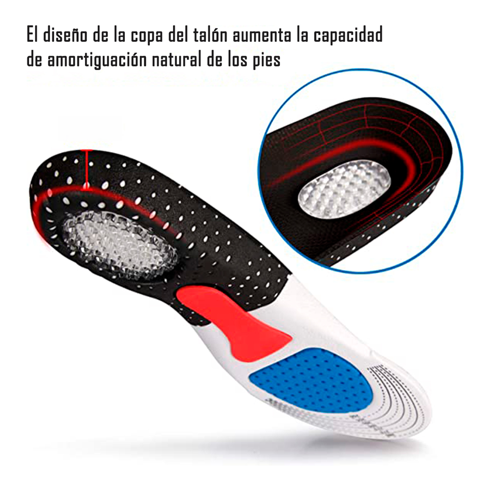 Plantillas Gel Ortopédicas Ajustables