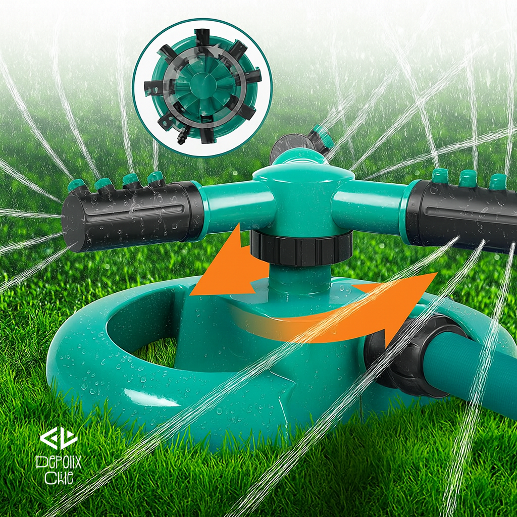 Aspersor de Riego 360°