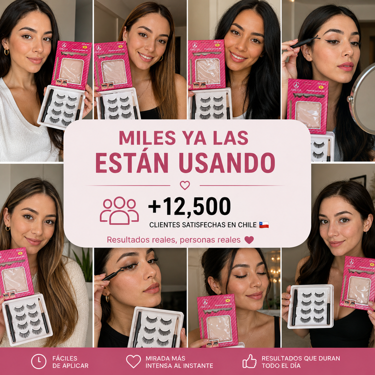 Set Pestañas Magnéticas con Delineador