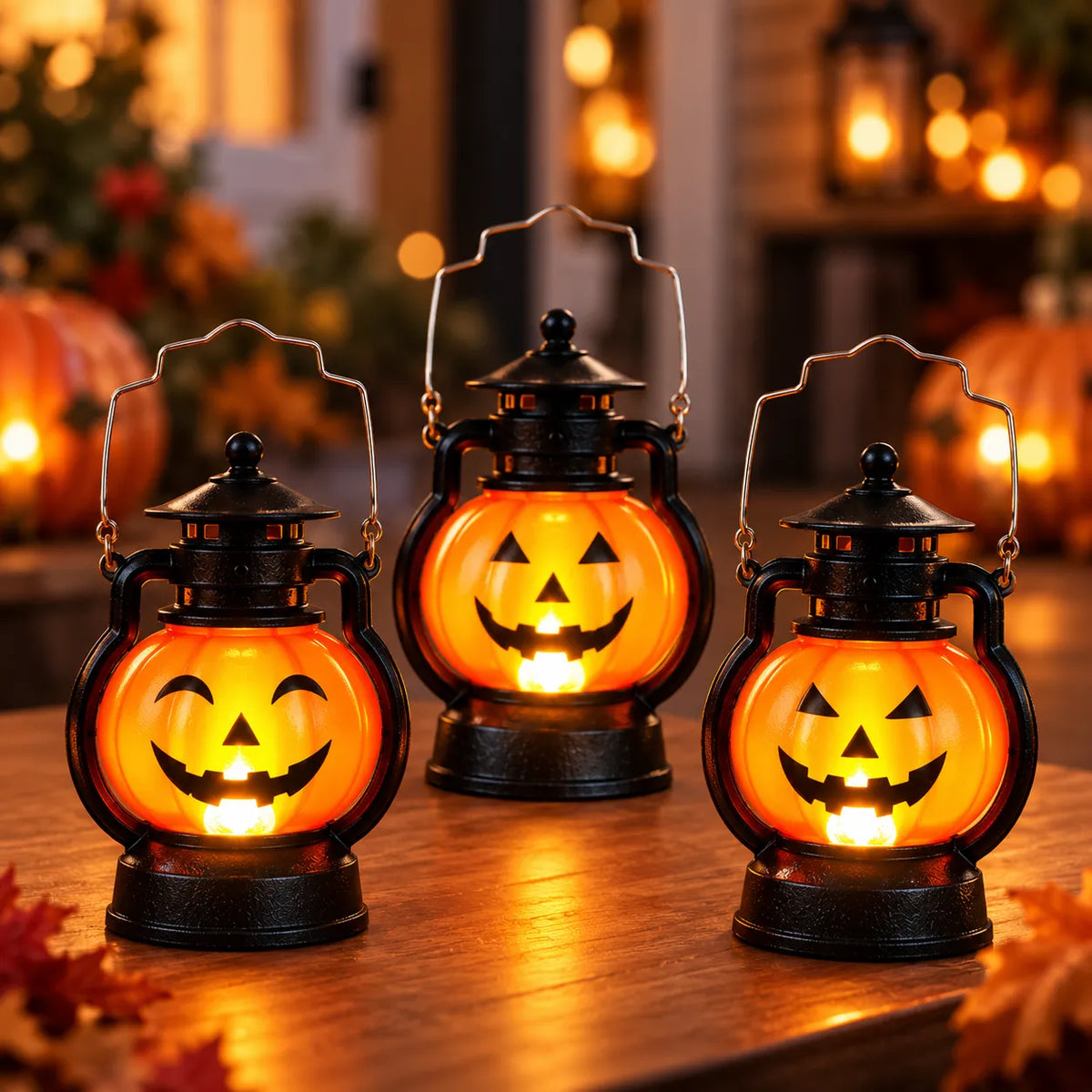 PumpkinLux® | Lámparas Calabaza Halloween Pack 3