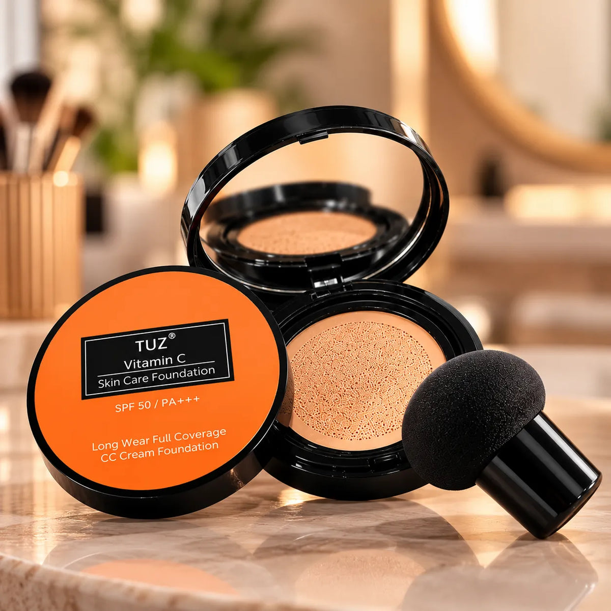 Base Maquillaje con Vitamina C y Protector Solar 50