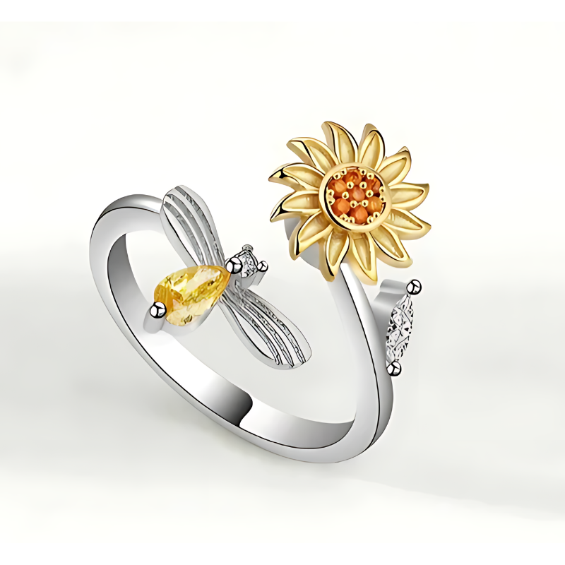 Anillo Giratorio de Girasol