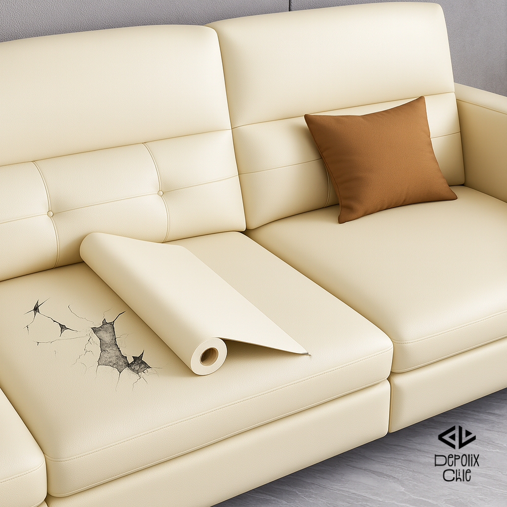 Parche Eco Cuero Autoadhesivo - Rollo 1.5 M