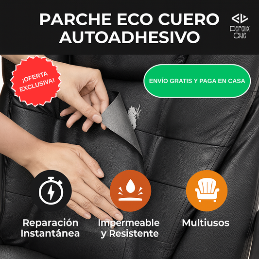 Parche Eco Cuero Autoadhesivo - Rollo 1.5 M