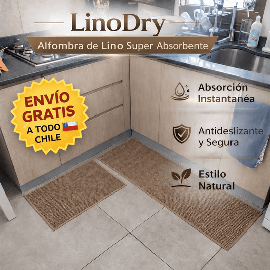 LinoDry® | Alfombra de Lino Super Absorbente