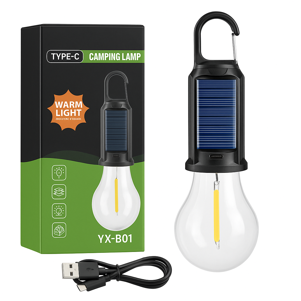 Ampolleta Led Solar Recargable