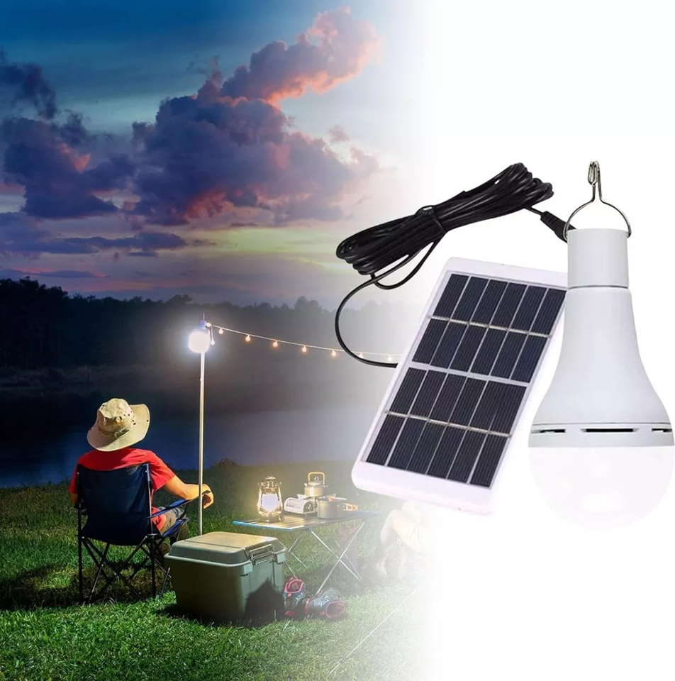 Ampolleta Led Panel Solar