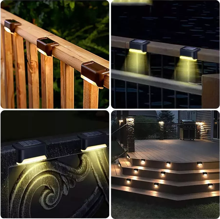 Kit 4 Focos Led Solar