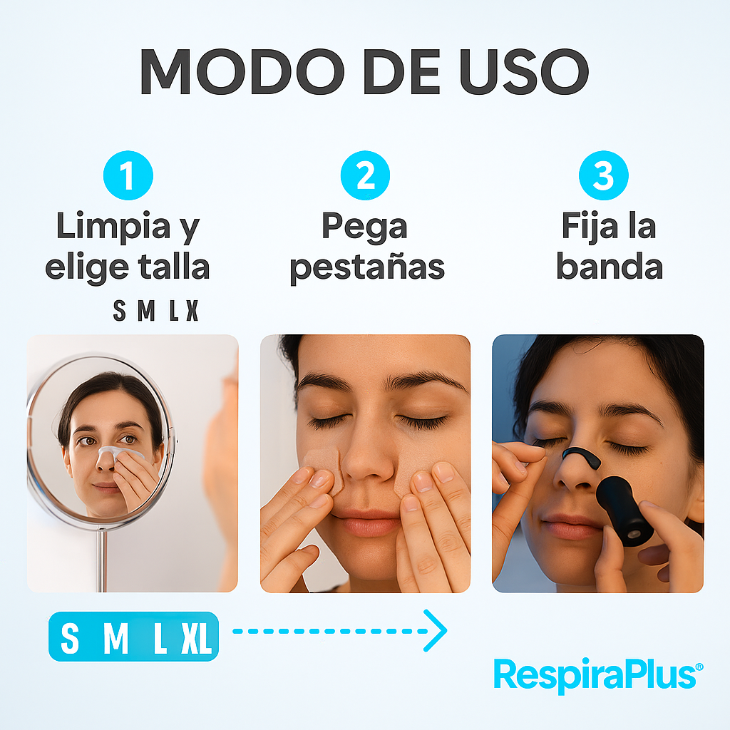 Kit Banda Nasal Magnética RespiraPlus®