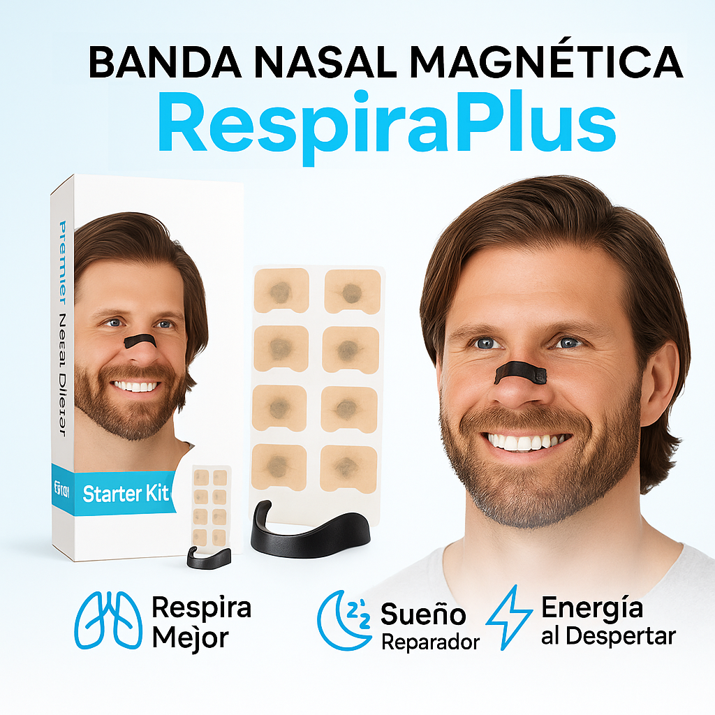Kit Banda Nasal Magnética RespiraPlus®