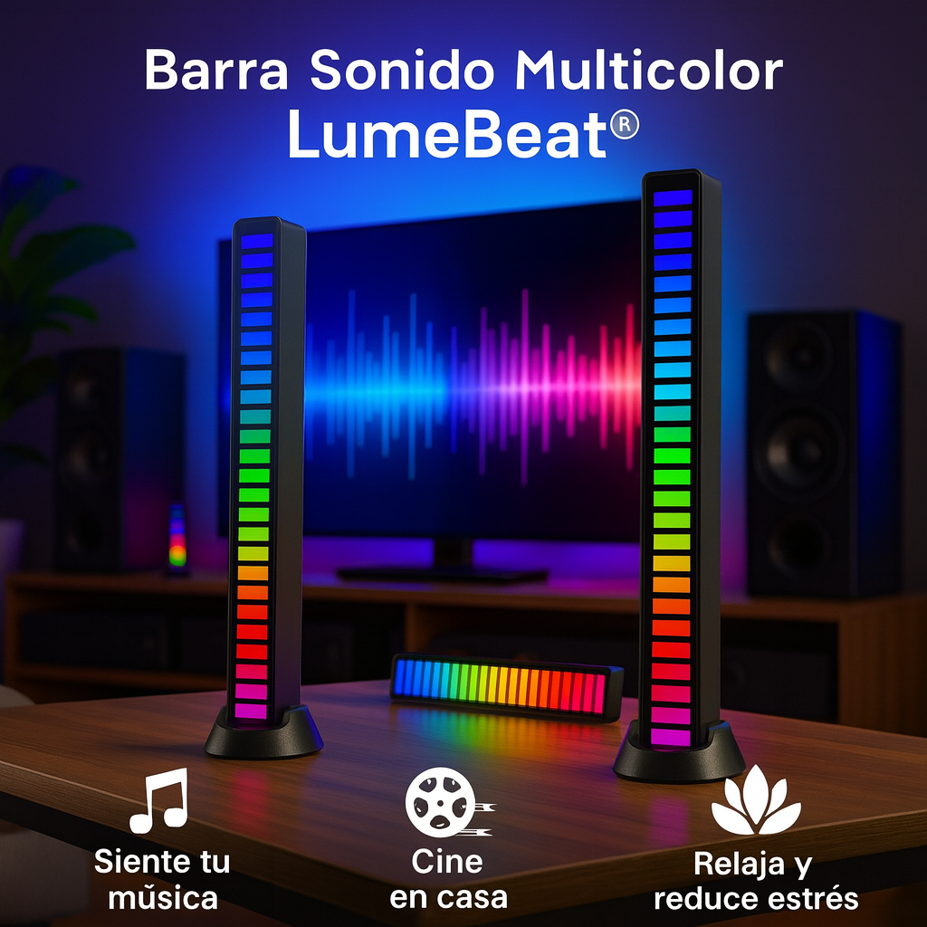 Barra Sonido Multicolor LumeBeat®