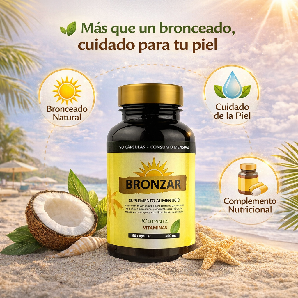 Acelerador de Bronceado - Bronzar®