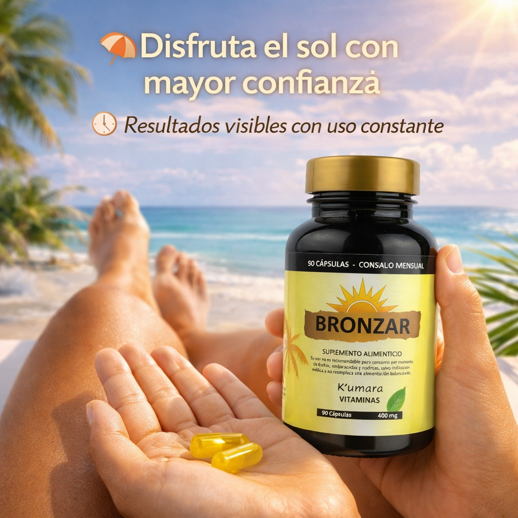 Acelerador de Bronceado - Bronzar®