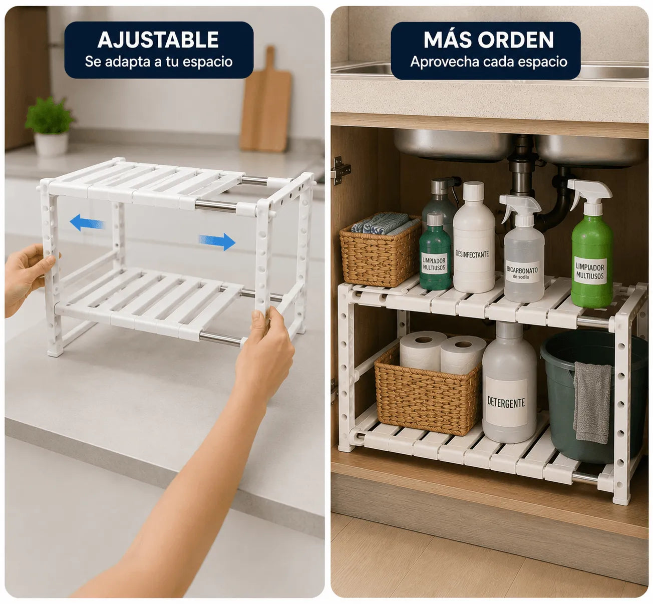 Organizador RackPro® |  Más Espacio, Menos Desorden
