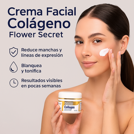 Crema Facial Colágeno Flower Secret®