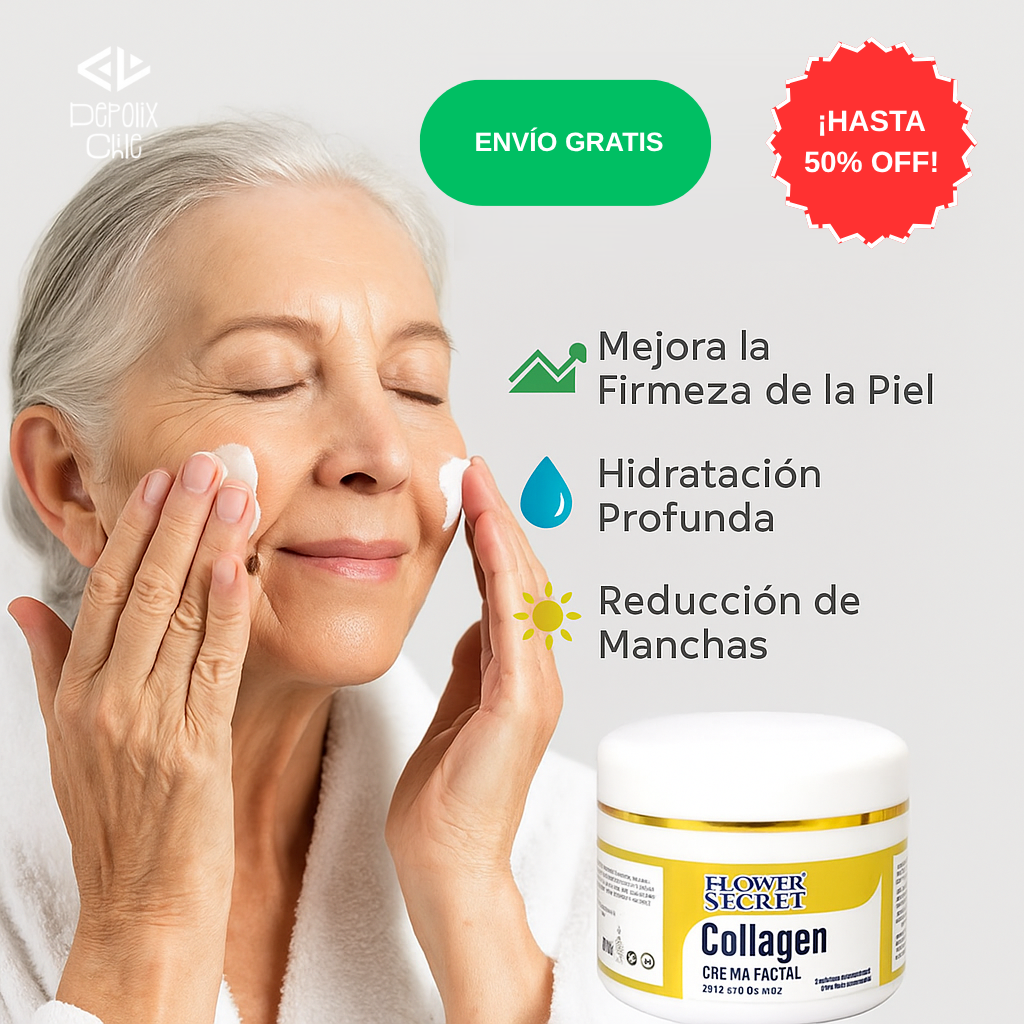 Crema Facial Colágeno Flower Secret®