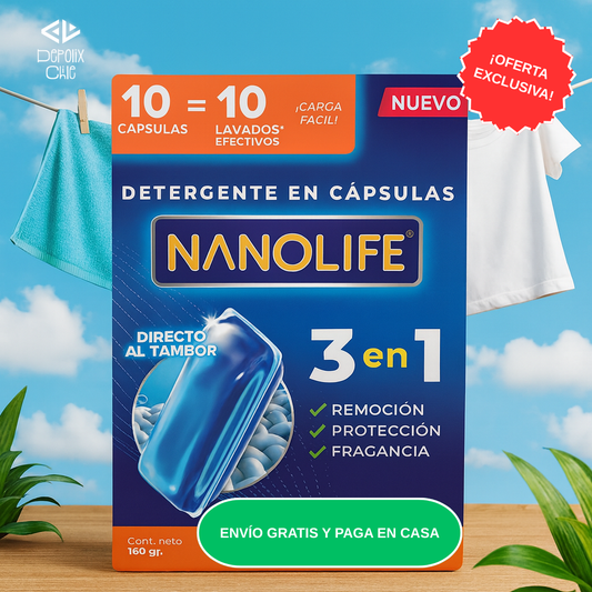 Detergente en Cápsulas - Nanolife®