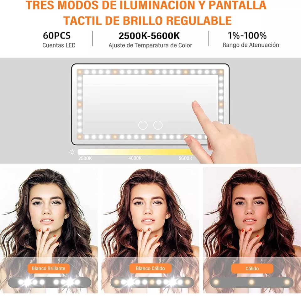 Espejo Maquillaje Led Light Mirror®