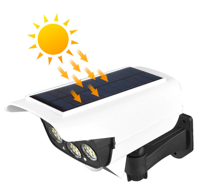 Foco Led Solar Tipo Cámara Seguridad