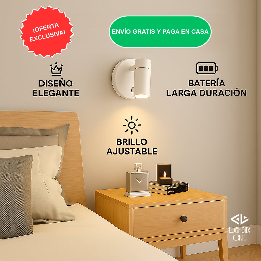 Lámpara Led Magnética Recargable