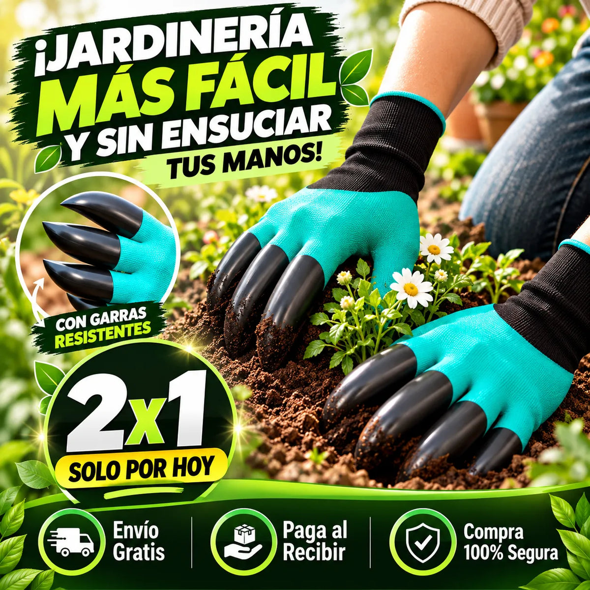 Guantes con Garra para jardinería