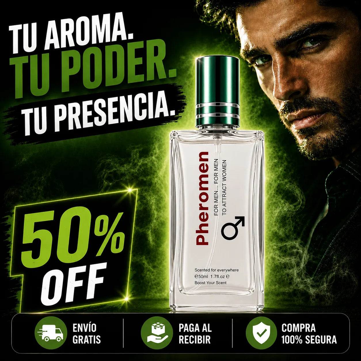 Pheromen® | Perfume Masculino con Feromonas