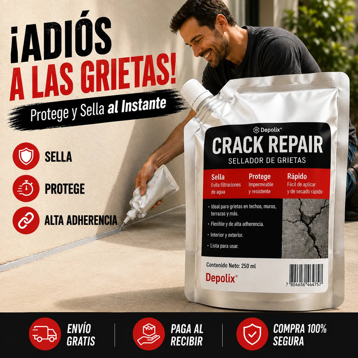 CrackRepair® | Repara Grietas en Concreto
