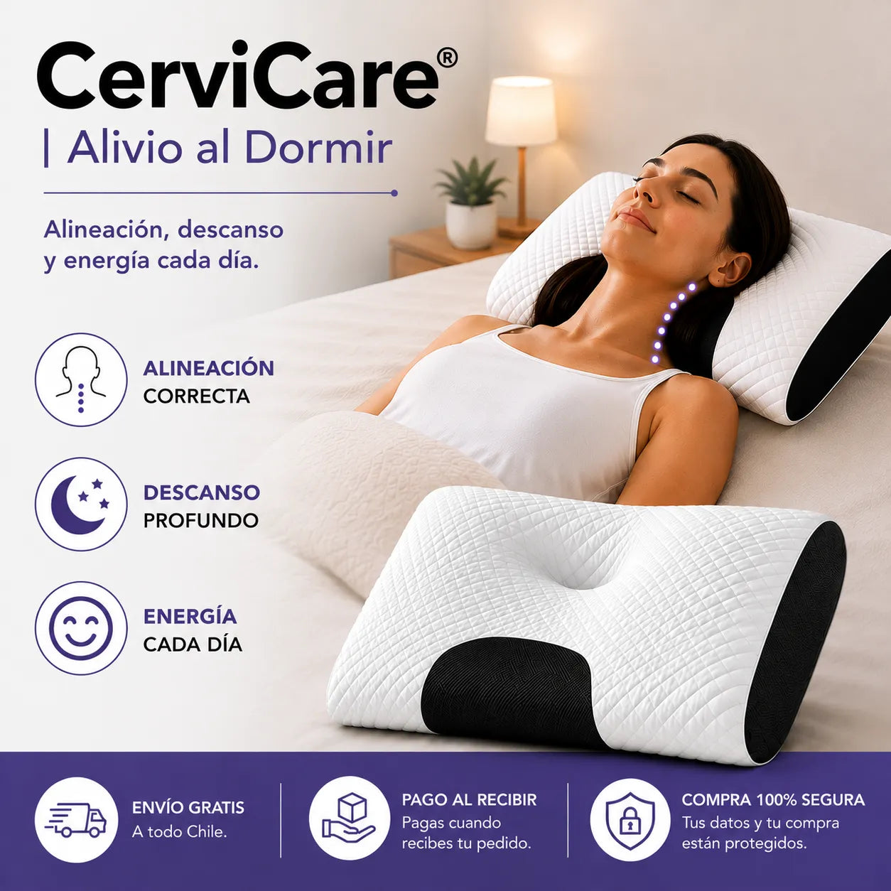 CerviCare® | Alivio al Dormir
