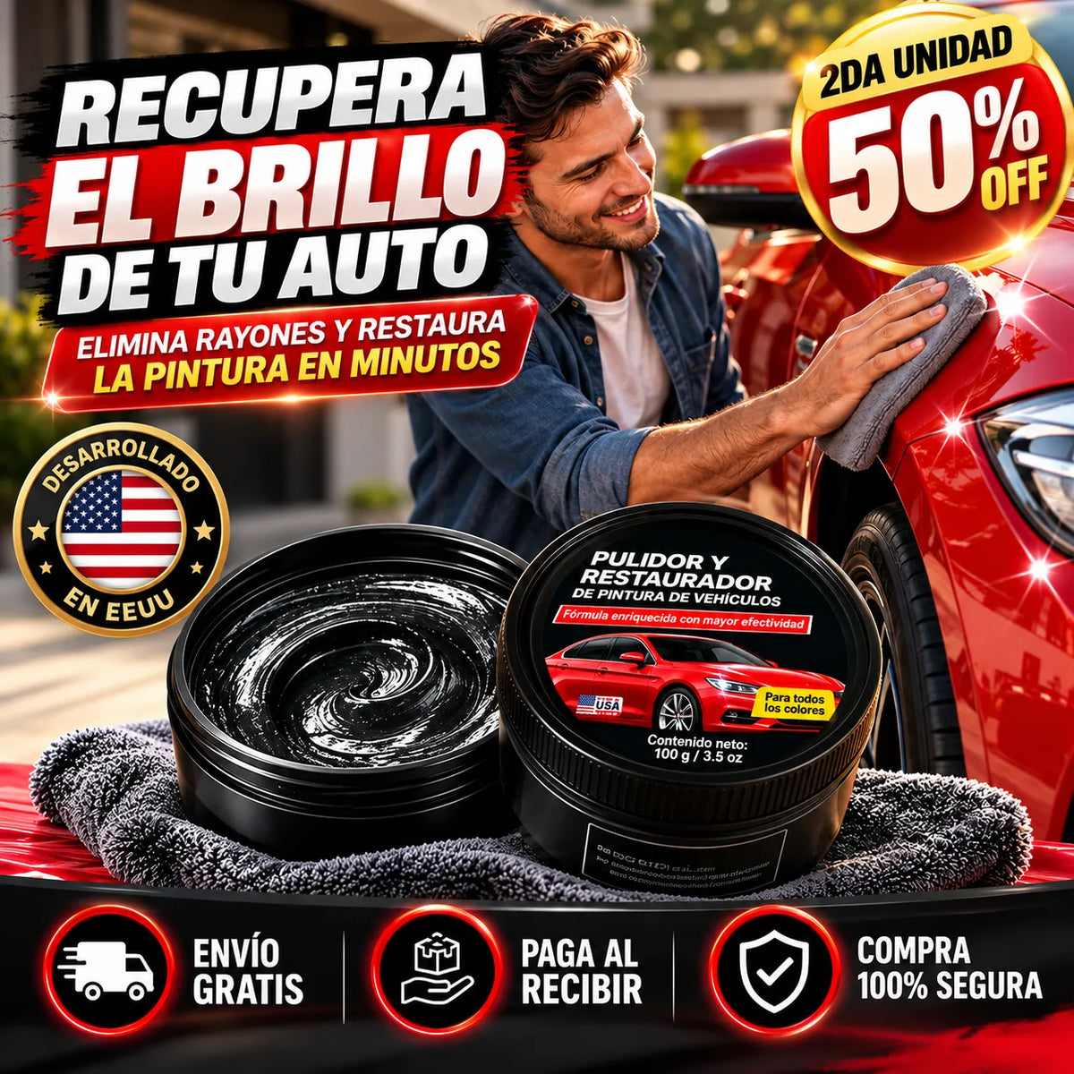 Pulidor y Restaurador de Pintura de Vehiculos