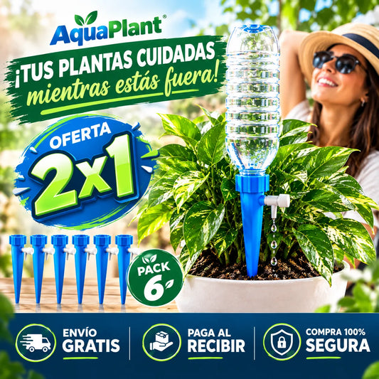 AquaPlant® | Estacas de Riego por Goteo Pack 6
