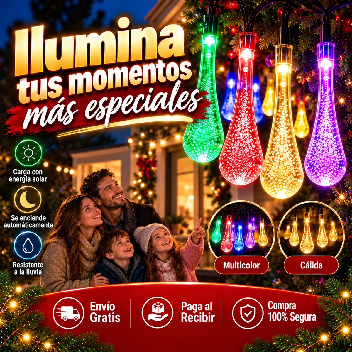 GotaLux® | Luz Decorativa Para Navidad