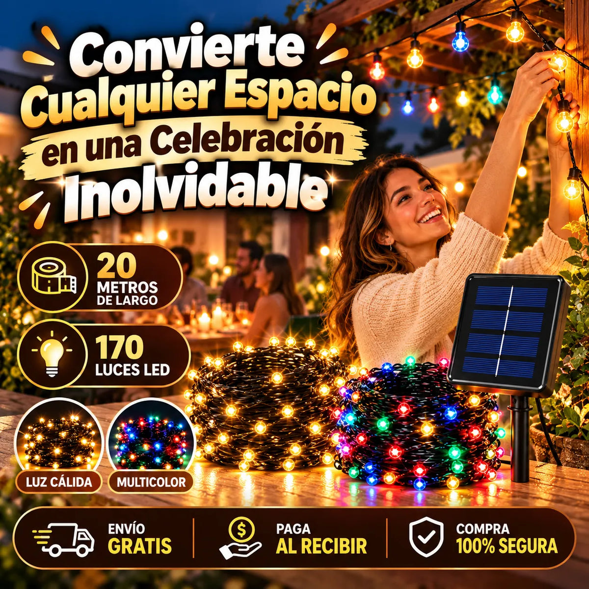 LumiParty® | 20 Metros de Luz y Color