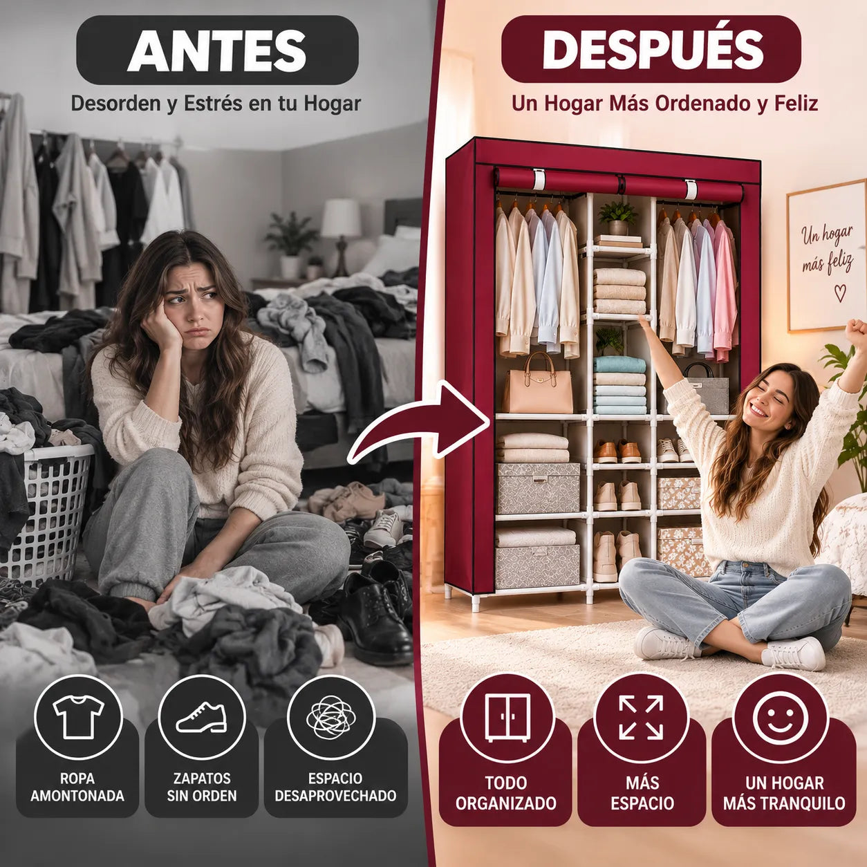 ClosetPro® | Más Espacio para tu Ropa