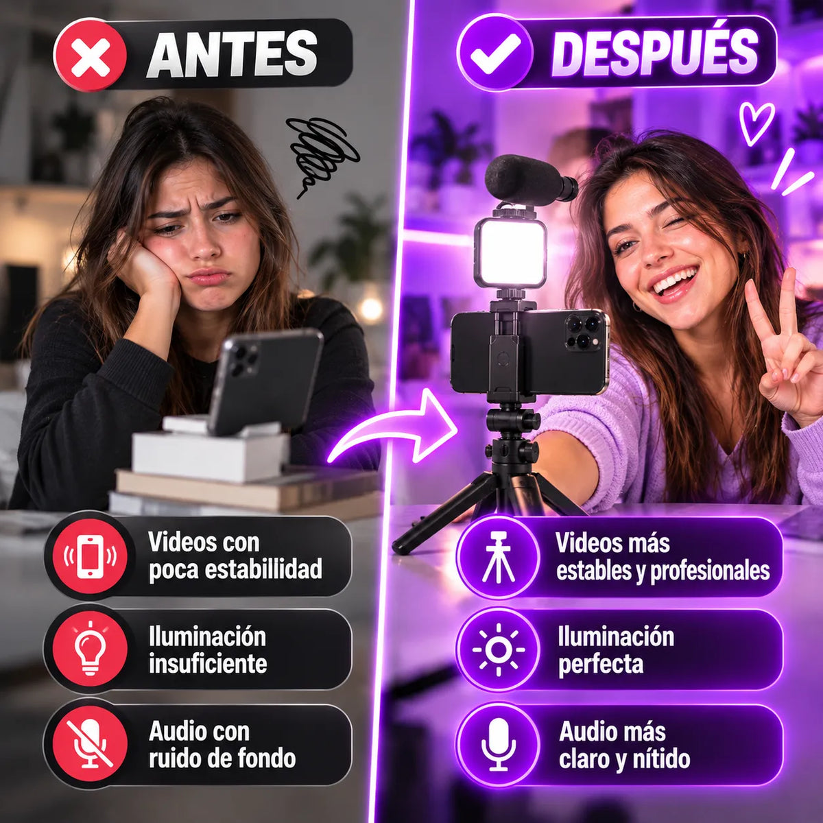 CreatorKit® | Trípode Soporte Extensible