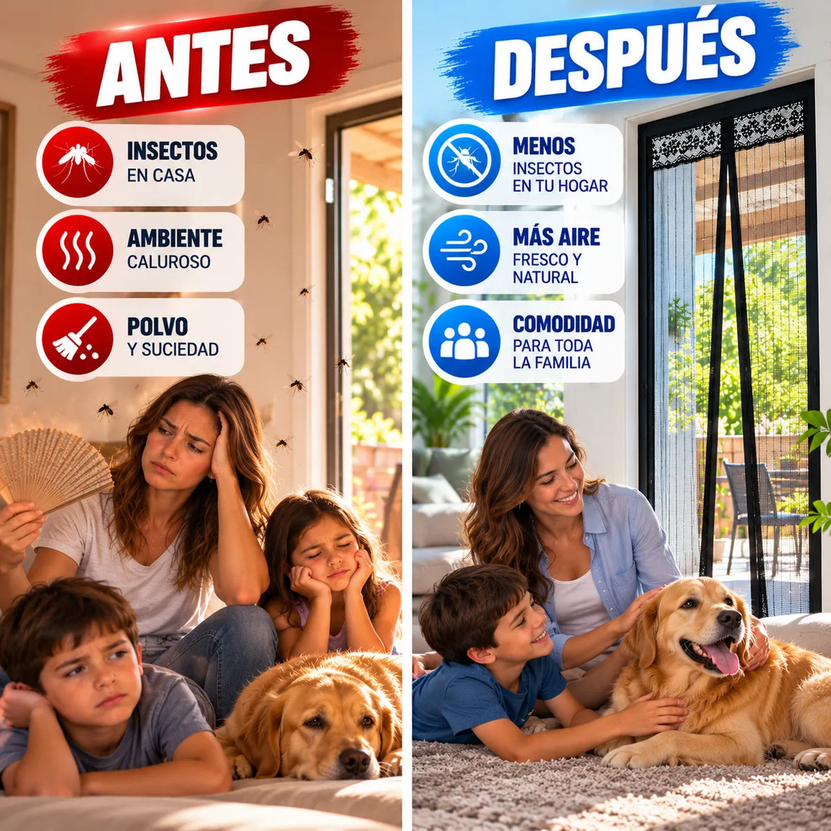 AeroDoor® | Cortina Magnética Anti Insectos