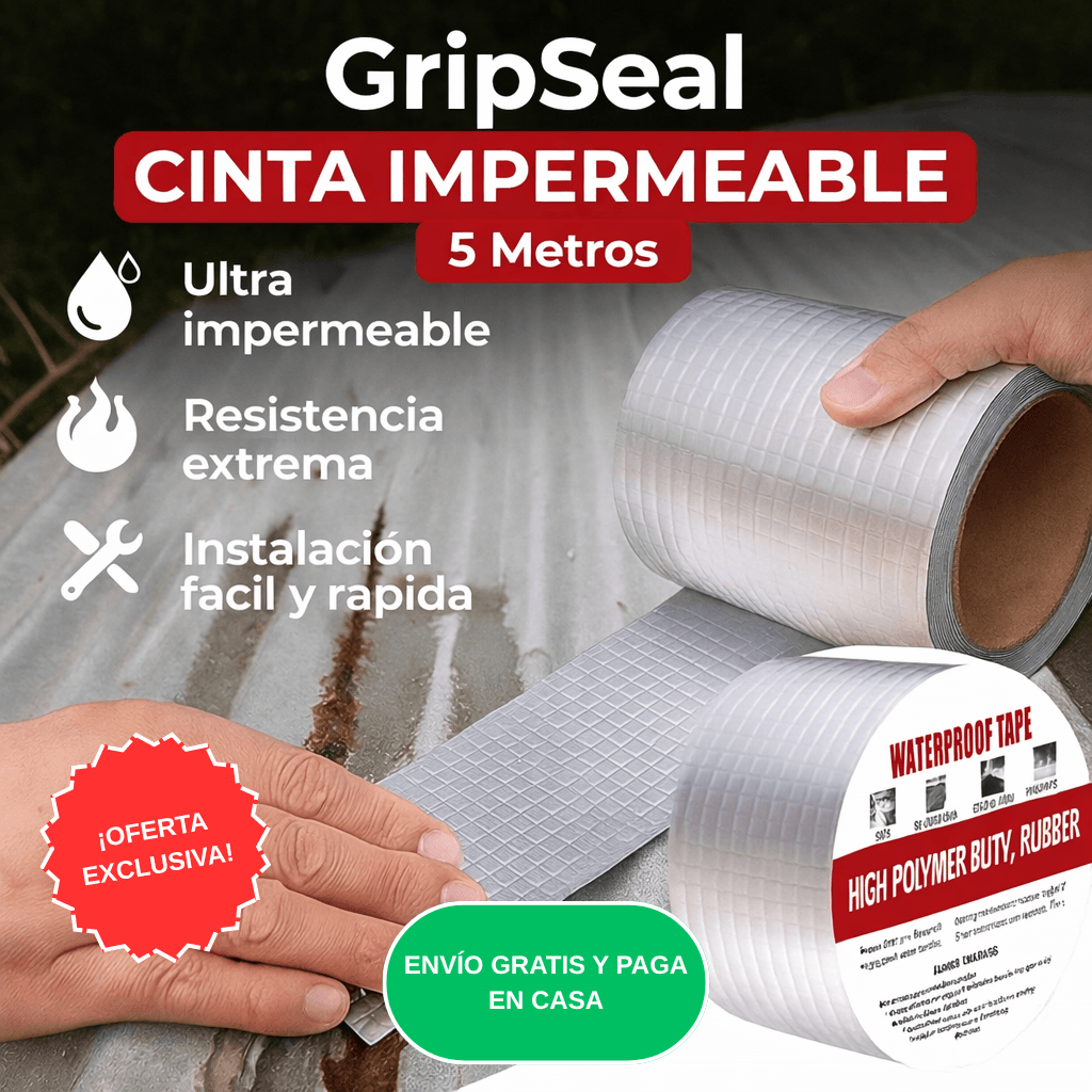GripSeal - Cinta Impermeable 5 Metros