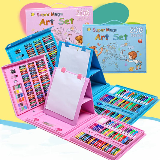 Set De Arte 208 Piezas - Super Mega Art Set®