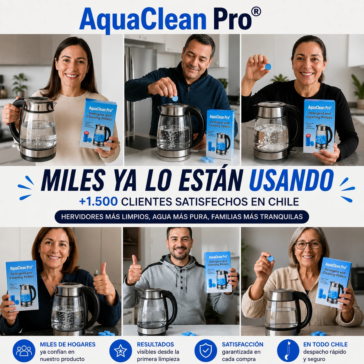 AquaClean Pro® | Elimina Sarro en Minutos