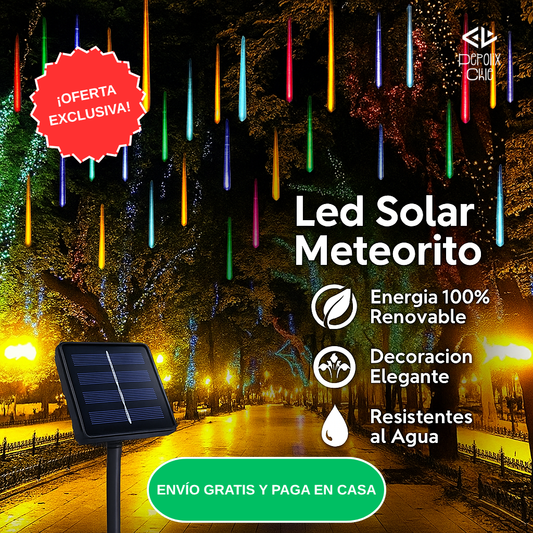 Led Solar Meteorito