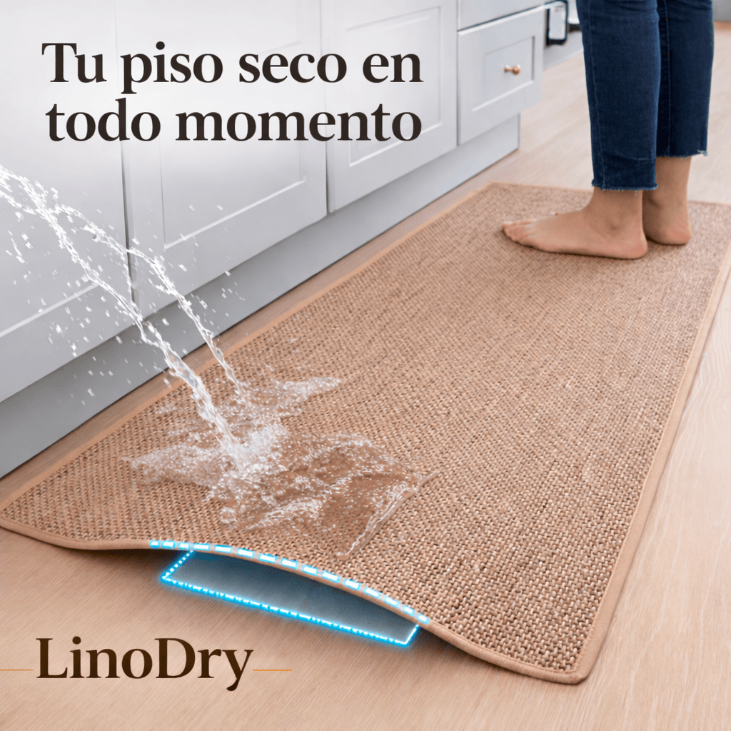 LinoDry® | Alfombra de Lino Super Absorbente