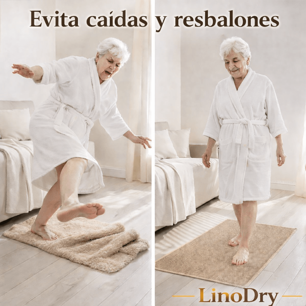 LinoDry® | Alfombra de Lino Super Absorbente