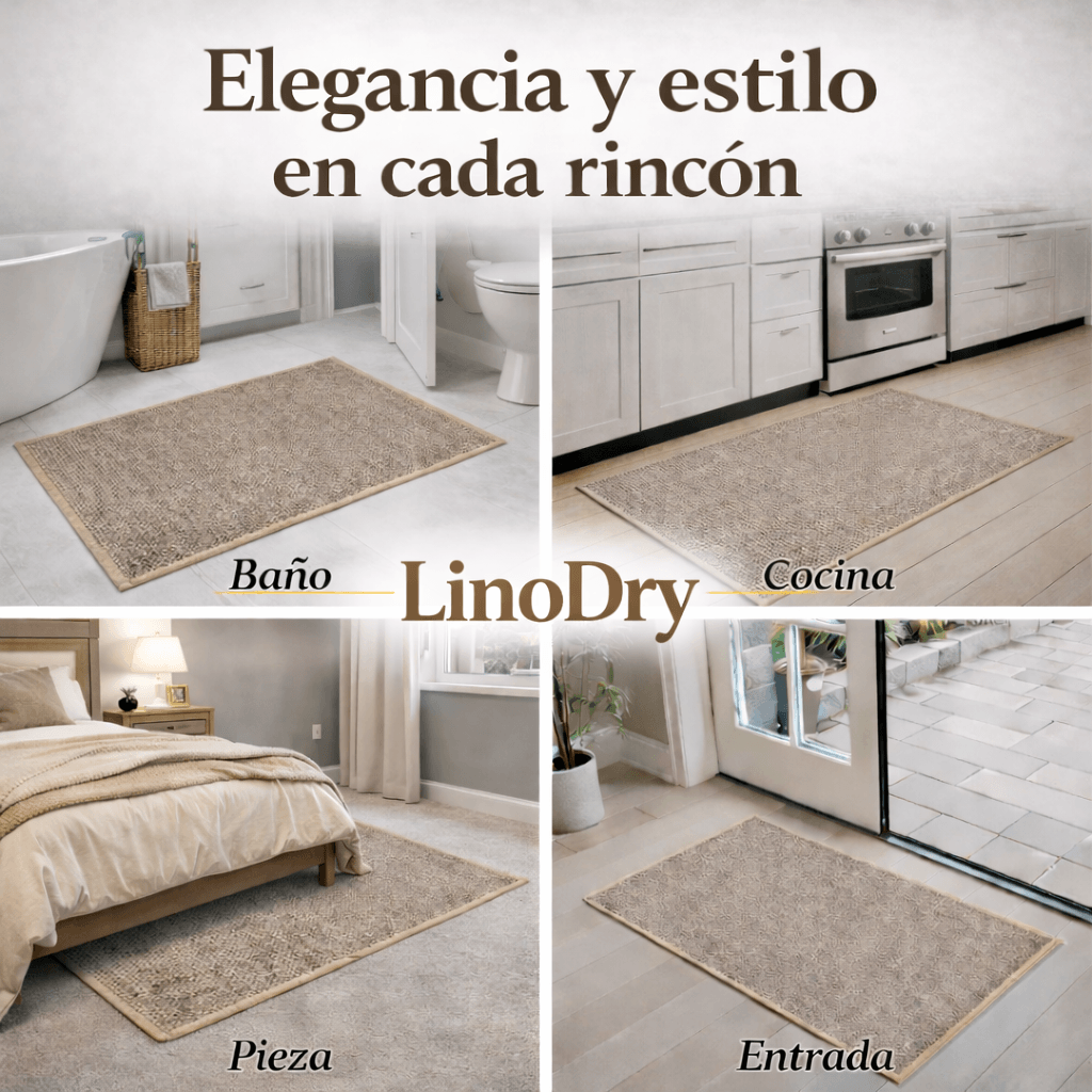 LinoDry® | Alfombra de Lino Super Absorbente