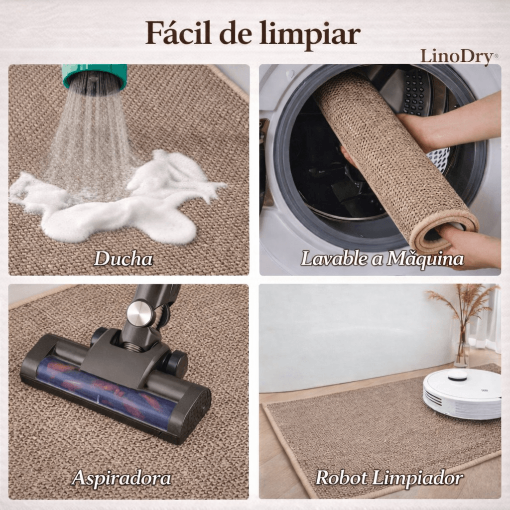 LinoDry® | Alfombra de Lino Super Absorbente